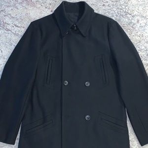 Earnest Sewn Men's Black Car Coat